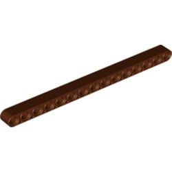 32278-88 Technic, Hefbalk 1x15 dik bruin, roodachtig NIEUW *1D000