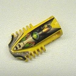 32310pb03-3G Technic Blok 3x5x1 2/3 met RoboRider Power patroon geel gebruikt *5S075