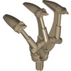 32506-69G Bionicle klauw met as crème,donker gebruikt *