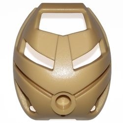 32567-2G Bionicle masker Ruru (Turaga) crème gebruikt *
