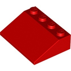 3297-5G Dakpan 33 graden 3x4 rood gebruikt *1D019