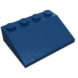 3297-63G Dakpan 33 graden 3x4 blauw, donker gebruikt *1D019