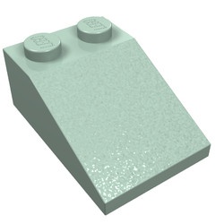 3298-48 Dakpan 33 graden 2x3 groen, zandkleurig NIEUW *1B127