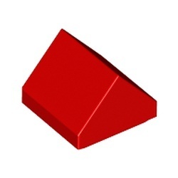 35464-5 Dakpan 1x1x2/3 dubbel (klein!) rood NIEUW *1L412