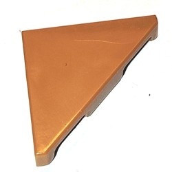 35787-150 Tegel 2x2 driehoek caramel, midden NIEUW *5A075