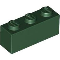 3622-80 Steen 1x3 groen, donker NIEUW *