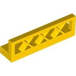 3633-3 Hekwerk 1x4x1 Ruitpatroon laag geel NIEUW *0D020
