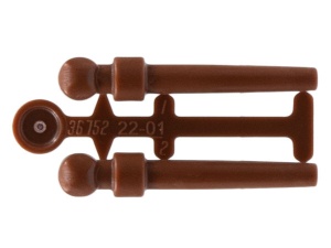 36752-88 2x toverstaf (Harry Potter) bruin, roodachtig NIEUW *5C074