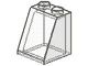 3678a-12G Dakpan 65 graden2 breed glad zonder bodemnop transparant gebruikt *1D025