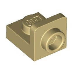 36840-2 Verbindingsplaat 1x1- 1x1 OMGEKEERD crème NIEUW *1B259
