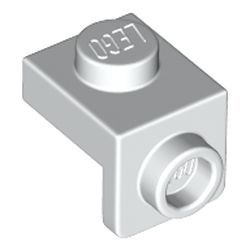 36841-1 Verbindingsplaat 1x1 - 1x1 wit NIEUW *1B256