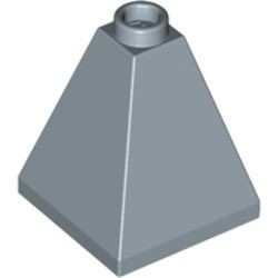 3688-55G Dakpan 75 graden 2x2x2 punt blauw, zandkleurig gebruikt *1D027