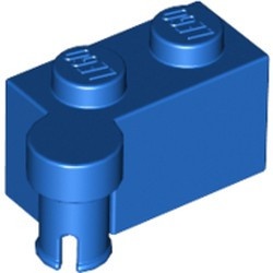 3830-7 Scharniersteen 1x2 (helft, top) blauw NIEUW *1B061