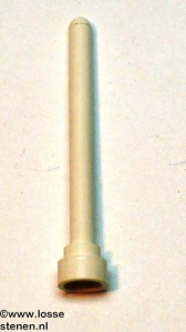 3957-1 Antenne 1x4 noppen hoog wit NIEUW *1B054