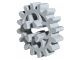 4019-86 Technic, Tandwiel 16 tanden ronde gaten grijs, licht (blauwachtig) NIEUW *0D000