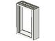 4071-1G Deur 2x6x7 Frame wit gebruikt * - Img 2