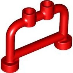 4083-59 Hek van buizen nopgaten bovenop 1x4x2 rood, donker NIEUW *1B255
