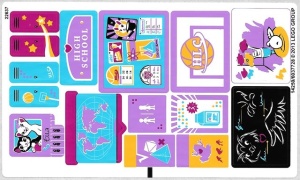 41005stk01 STICKER 41005 FRIENDS: Heartlake High NIEUW *0S0000