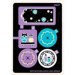 41140stk01 STICKER 41140 Daisy's Beauty Salon NIEUW *0S0000
