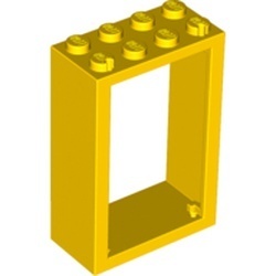 4130-3G Deurpost 2x4x5 zie deur 4131 geel gebruikt *