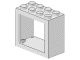 4132-1 Raam 2x4x3 Frame breed DICHTE NOPPEN wit NIEUW *