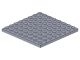 41539-86 Platte plaat 8x8 grijs, licht (blauwachtig) NIEUW *1K0000