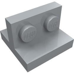41682-86 Verbindingsplaat 2x2 1x2 in midden grijs, licht (blauwachtig) NIEUW *5A038