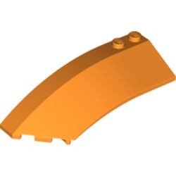 41750-4 Steen, wig 8x3x2 links open oranje NIEUW *4D000