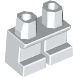 41879-1 KORTE benen, heupen en benen gelijke kleur wit NIEUW *2B000