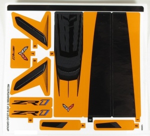 42093stk01 STICKER 42093 Chevrolette Corvette ZR1 NIEUW *0S0000