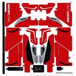 42107stk01 STICKER 42107 Ducatti Paginale V4 R NIEUW *0S0000