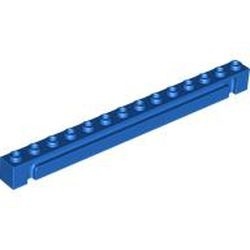 4217-7 Steen 1x14 met gleuf (oa voor garage- elementen) blauw NIEUW *1R007