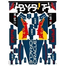 42206stk01 STICKER 42206 Red Bull Racing RB20 F1 Car, vel 1 NIEUW *0S0000