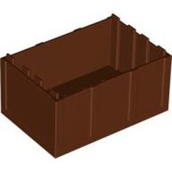 4237-88 Box, kofferbodem 4x6x2 1/3 bruin, roodachtig NIEUW *1L000