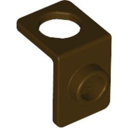 42446-120 Nekbevestiging bruin, donker NIEUW *2B0002