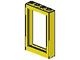 4347-3G Raam 1x4x5 met vast glas (zie ook 2493) geel gebruikt *1C036