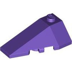 43710-89 Steen, wig 4x2 links 1 nop bovenop paars, donker NIEUW *0L000