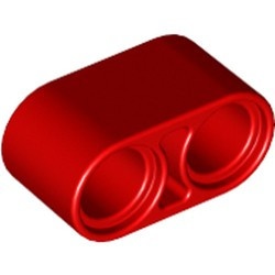 43857-5G Technic, Hefbalk 1x2 dik rood gebruikt *1DT00