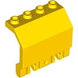 44572-3 Scharnier paneel 2x4x3 1/3 met 2 vingers geel NIEUW *