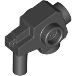44709-11 Pistool met noppen zijden zwart NIEUW *0L0000