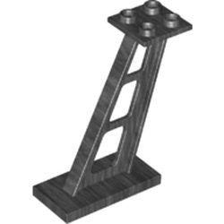 4476b-77 Pilaar 2x4x5 (schuin) grijs, donkerparel NIEUW *2B074