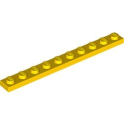 4477-3 Platte plaat 1x10 geel NIEUW *1B196