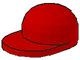 4485-5G Cap lange klep rood gebruikt *0L0000