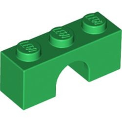 4490-6 Steen, boog 1x3x1 hoog groen NIEUW *1B382