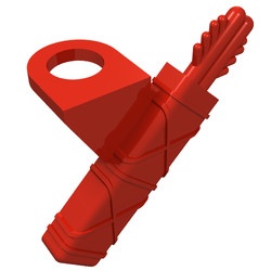 4498-5 Houder voor pijlen rood NIEUW *0L0000
