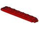 4504-5G Scharnierplaat 1x6 - 2 en 3 vingers aan uiteindes rood gebruikt *6K11