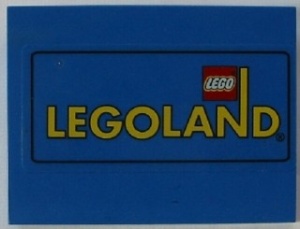 4515pb019-7G Dakpan 10 graden 6x8 LEGOLAND (Sticker) blauw gebruikt *5R000