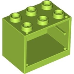 4532b-34 Kastje klein 2x3x2 (zie 4533 voor deur) lime NIEUW *5K000