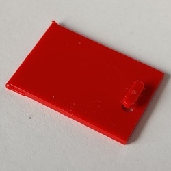 4533-5G Deurtje voor klein kastje 4532 rood gebruikt *1C030