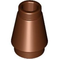 4589b-88 Kegel 1x1x1 bruin, roodachtig NIEUW *1B085